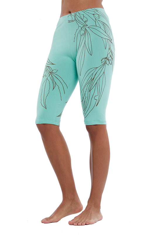 Mint Gum Leaf Shorts