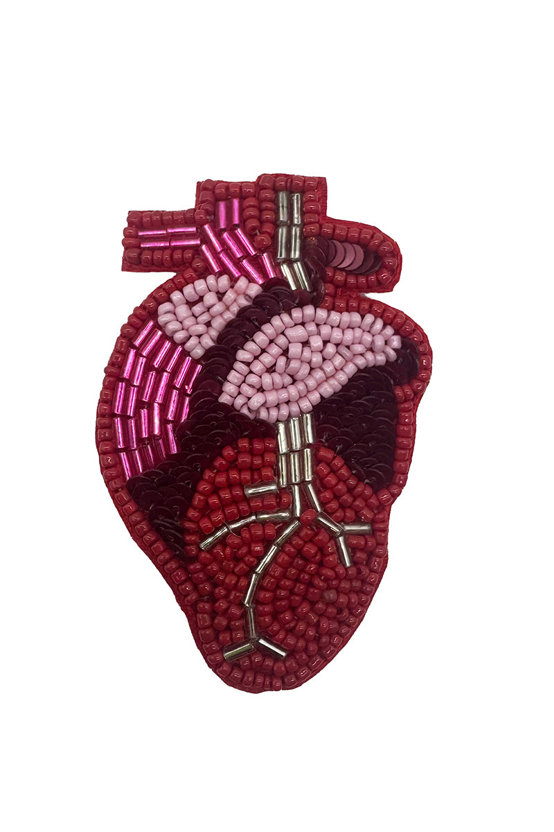 Anatomical Heart Brooch