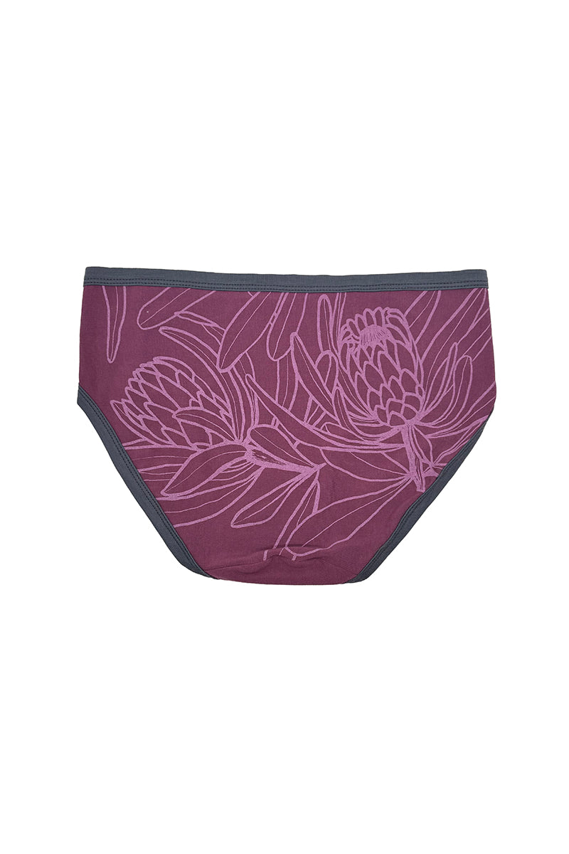 Merino Protea Offcut undies