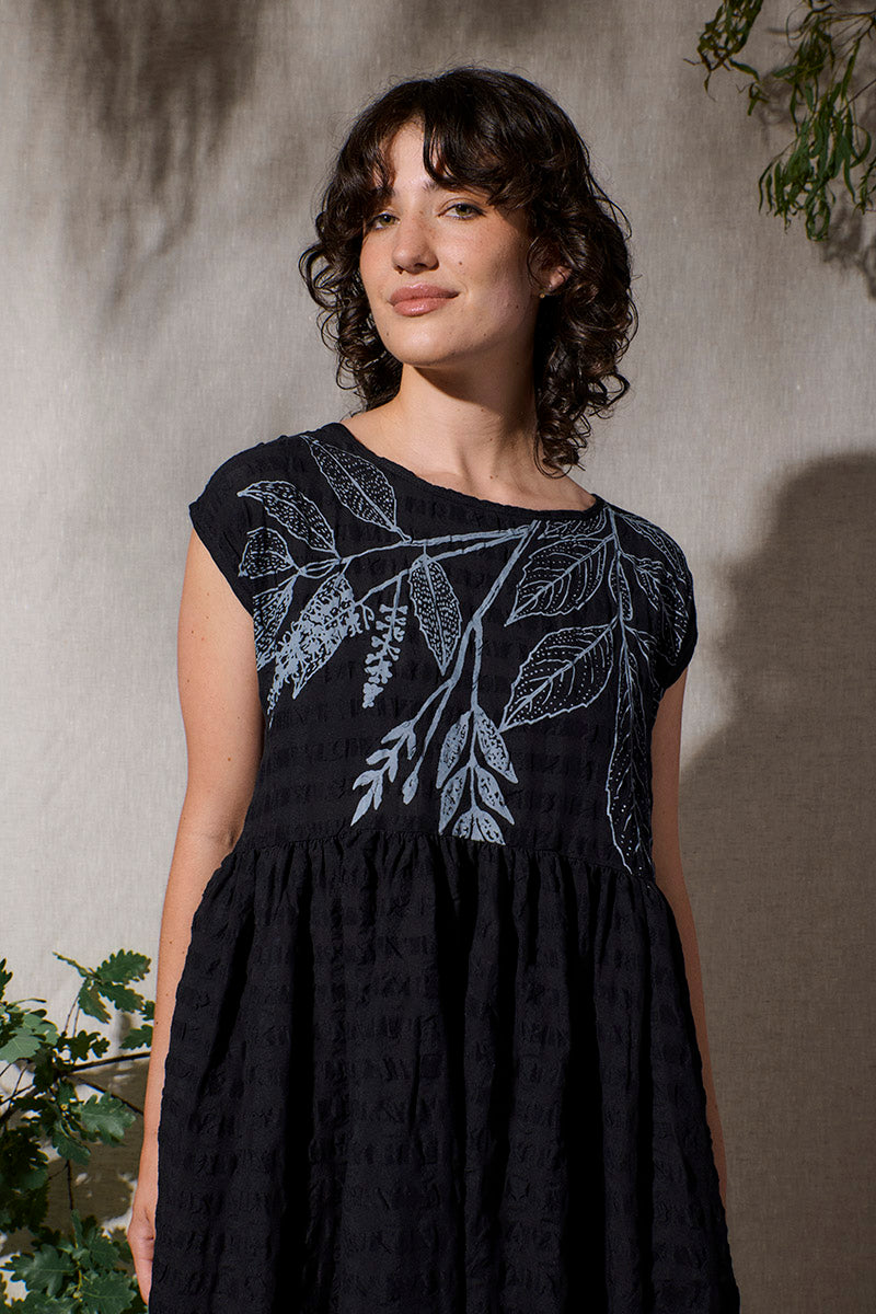 Silky Oak Seersucker Dress