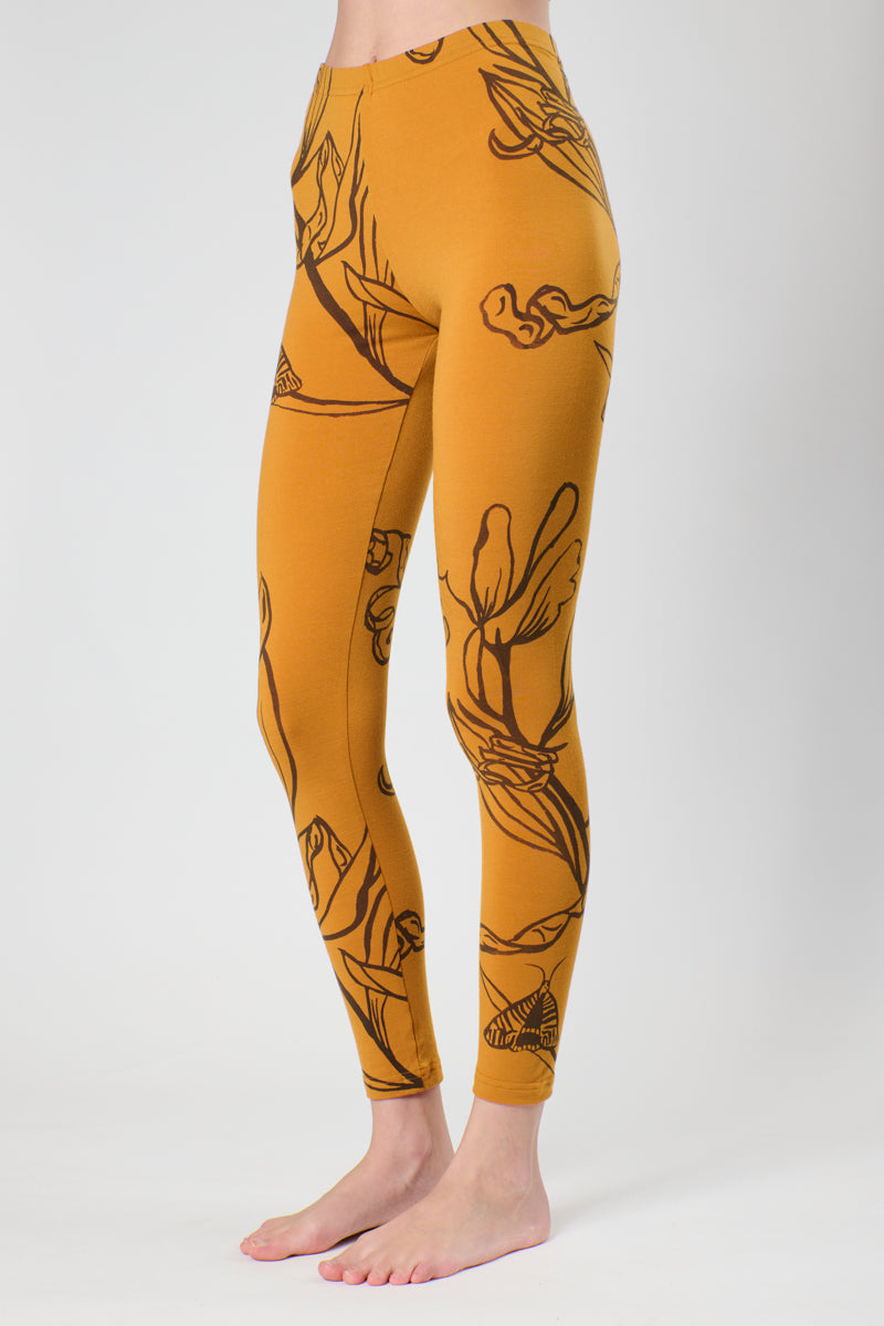 Golden Wattle and Moth Merino Adventure Pants