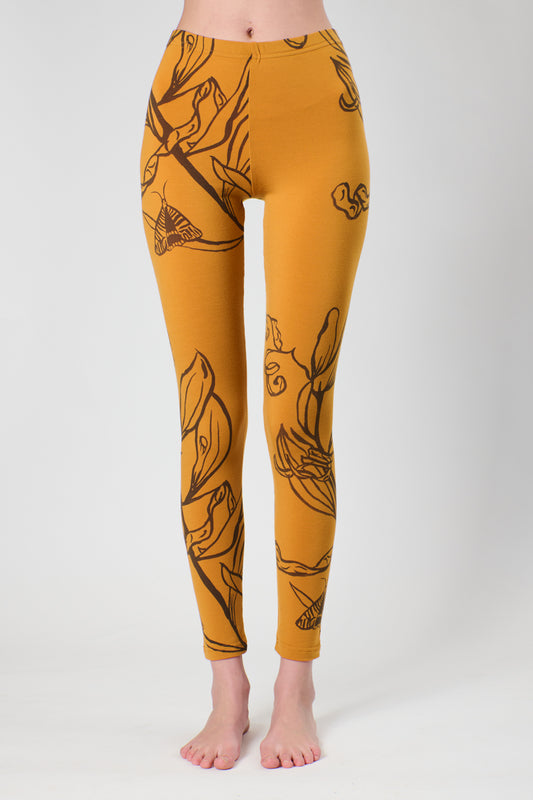 Golden Wattle and Moth Merino Adventure Pants