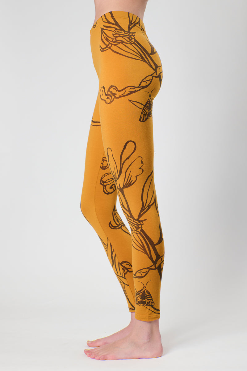 Golden Wattle and Moth Merino Adventure Pants
