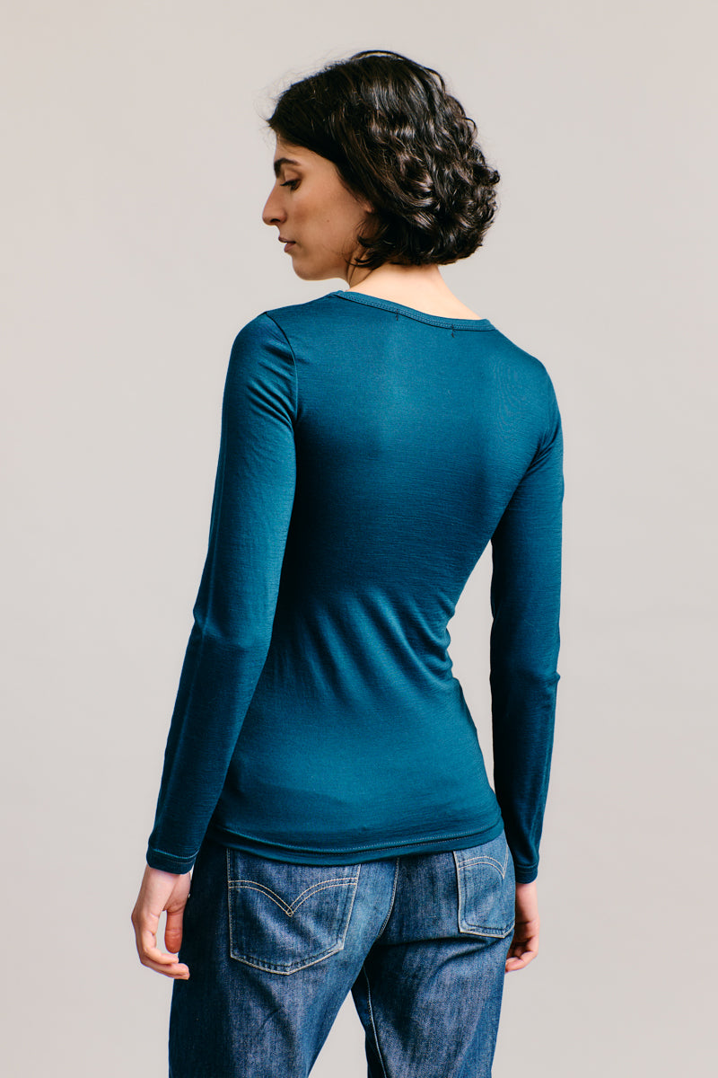 Riverbend Tea-tree Merino Long Sleeve Top