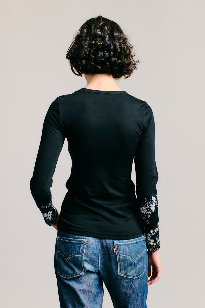 Flowering Tea-tree Merino Long Sleeve Top