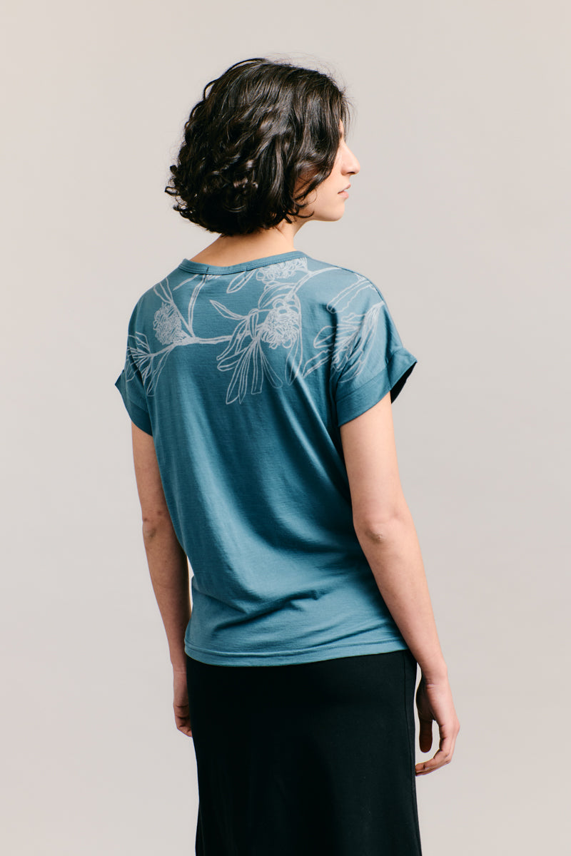 Sky Banskia Merino T-Shirt