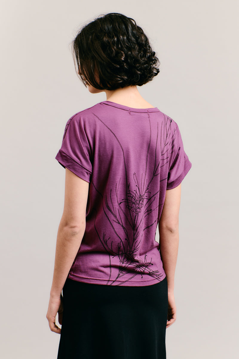 Scarlett Linearifolia Merino Tshirt