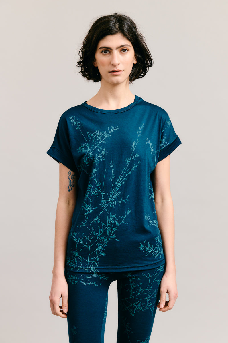 Riverbend Tea-Tree Short Sleeve Merino TShirt