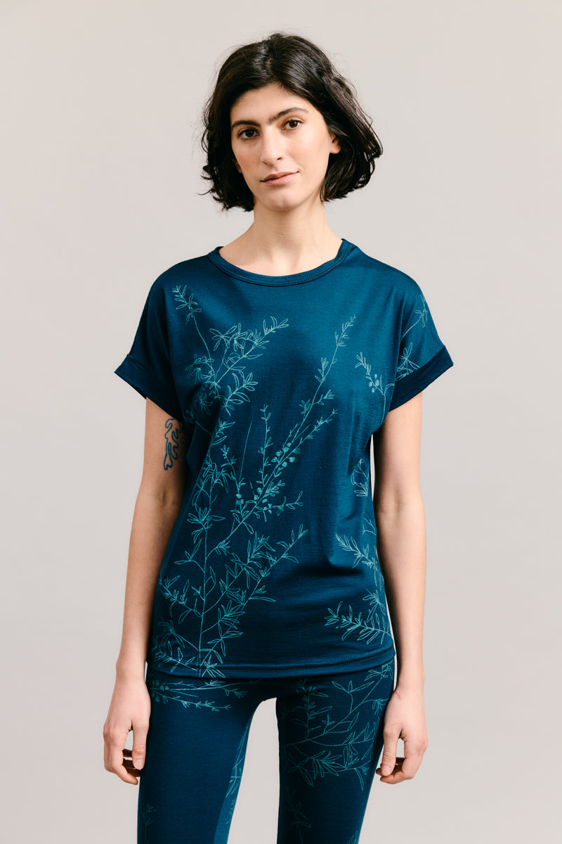 Riverbend Tea-Tree Short Sleeve Merino TShirt