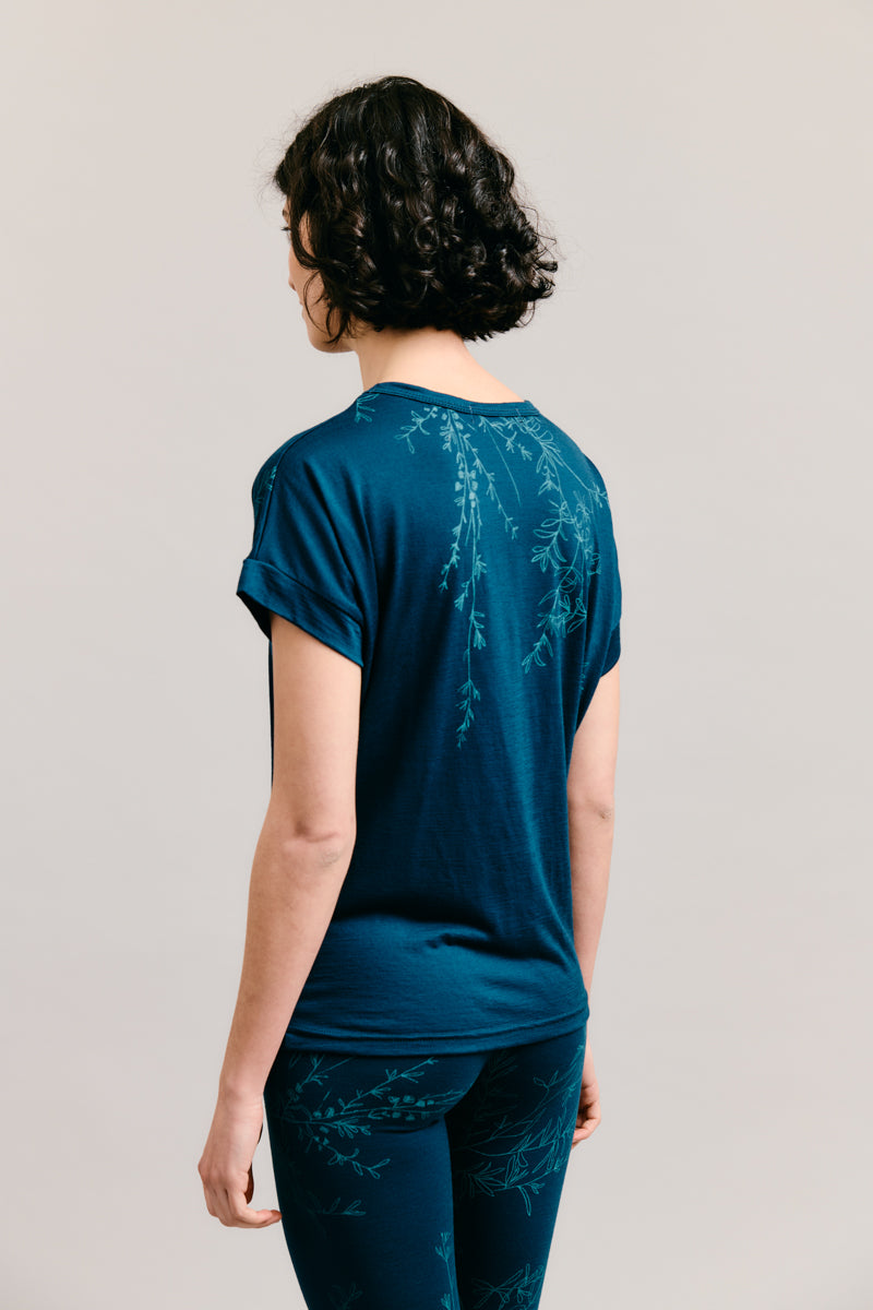 Riverbend Tea-Tree Short Sleeve Merino TShirt