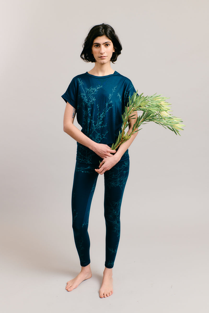 Riverbend Tea-Tree Short Sleeve Merino TShirt