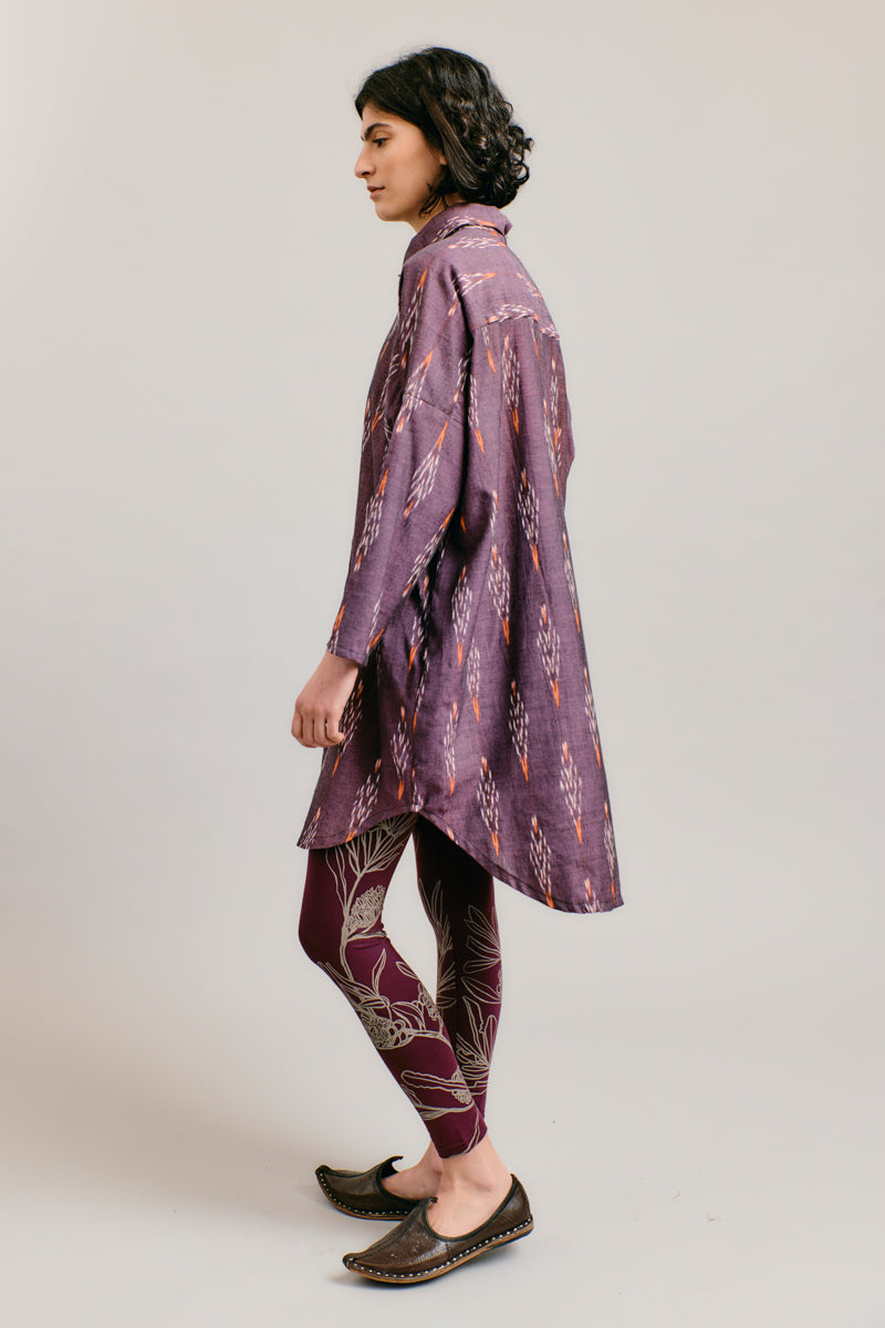 Boisenberry Handloomed Shirt Dress