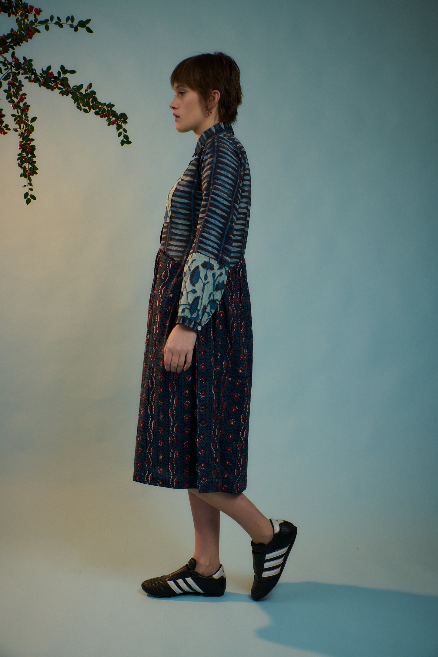 Indigo Flower Market Dress