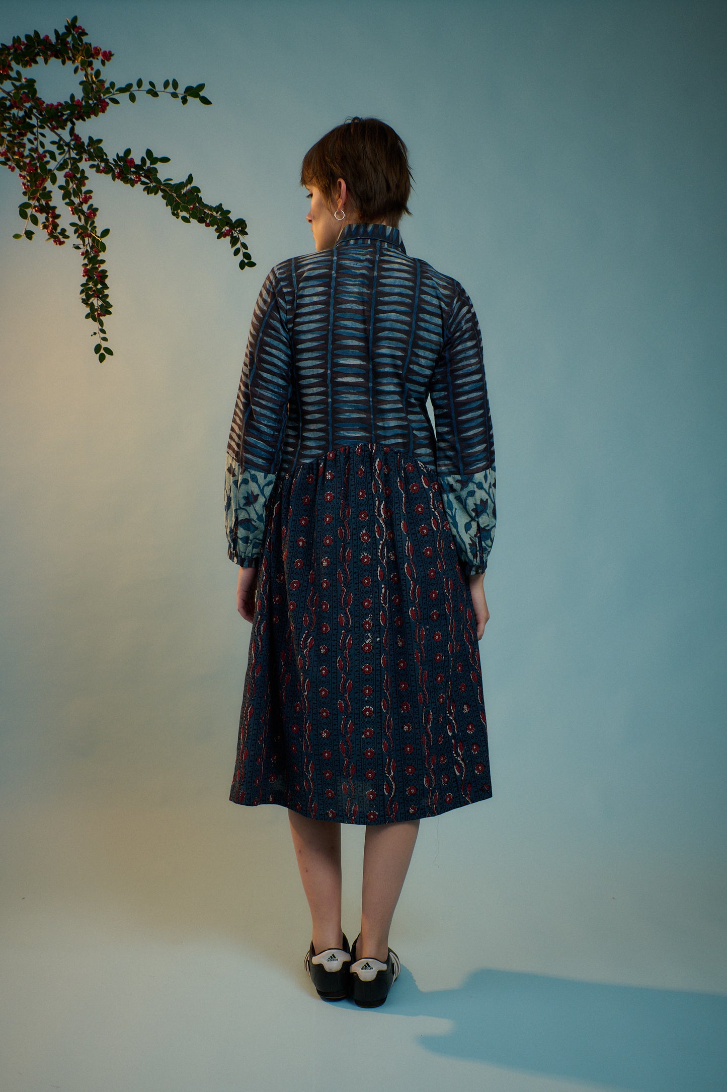 Indigo Flower Market Dress