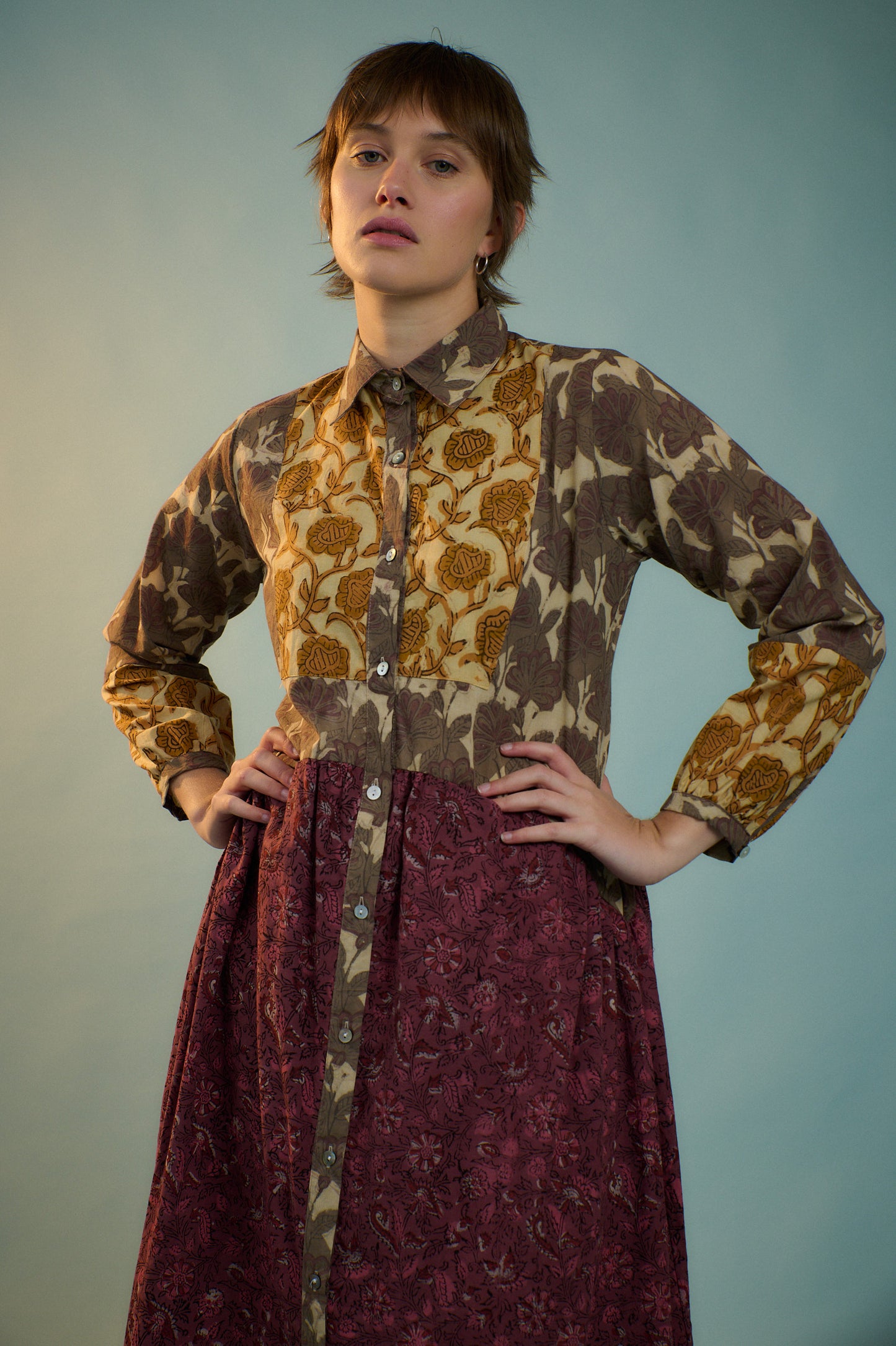 Carnation Flower Market Dress