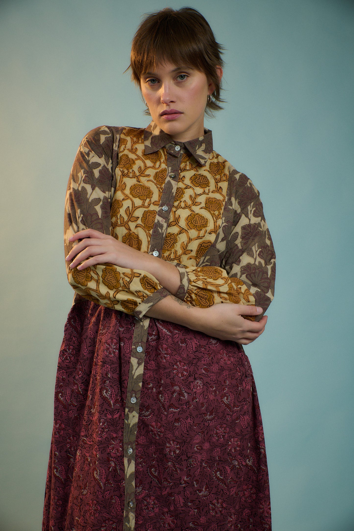 Carnation Flower Market Dress