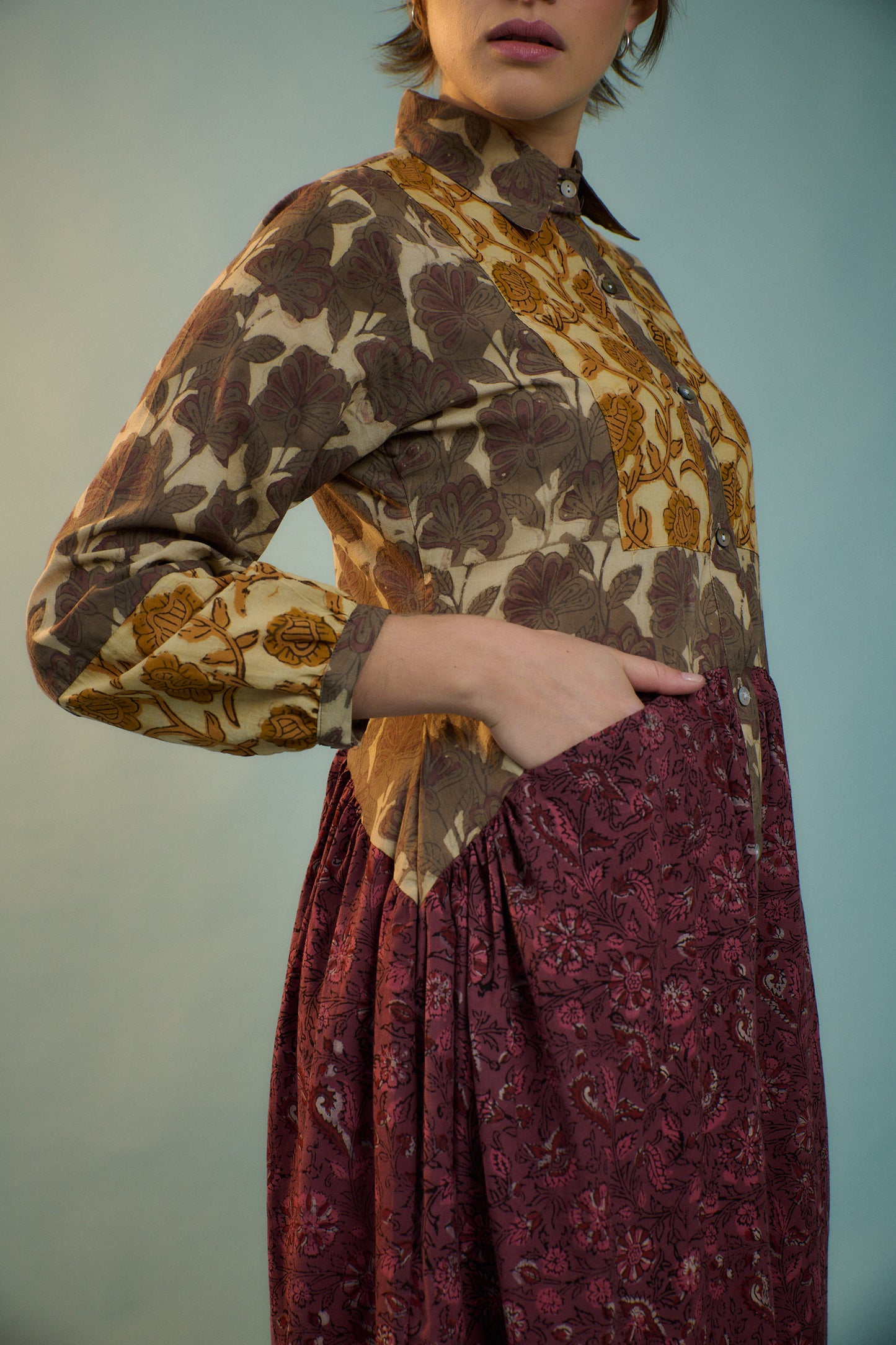 Carnation Flower Market Dress