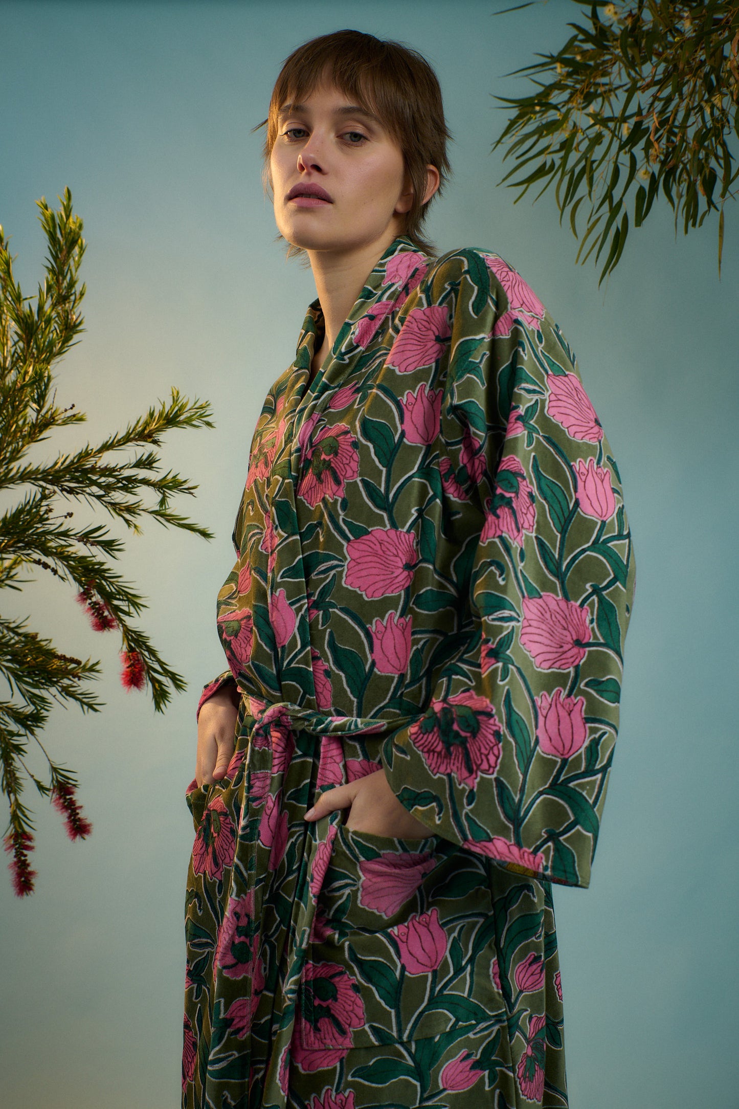 Velvet House Coat