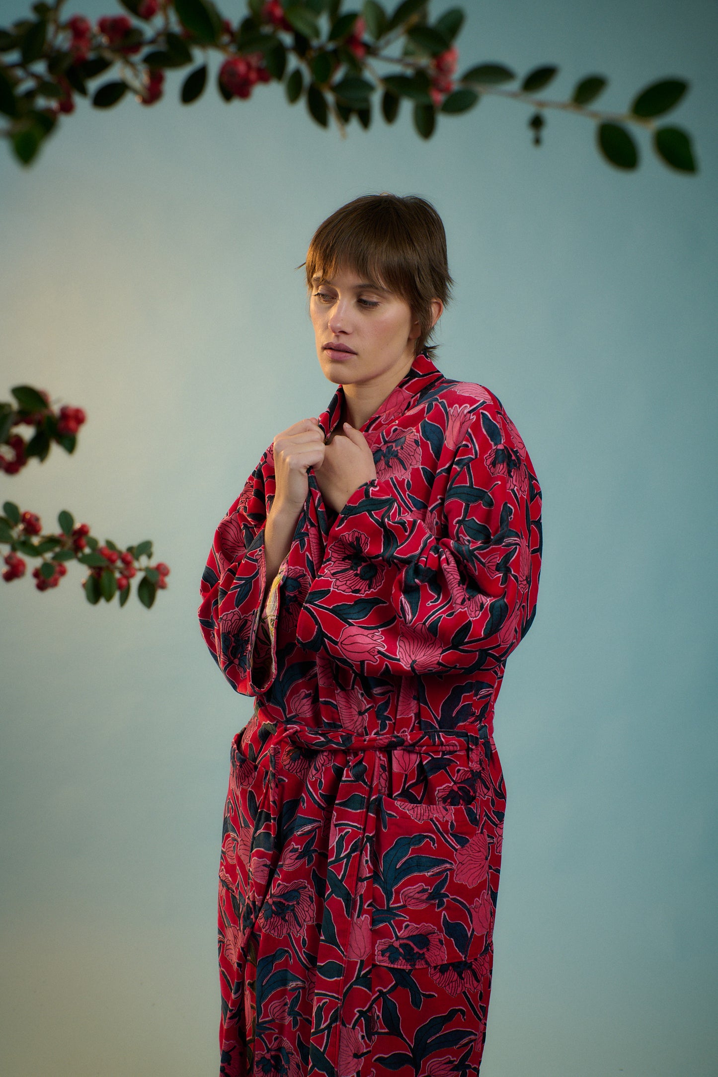 Velvet House Coat
