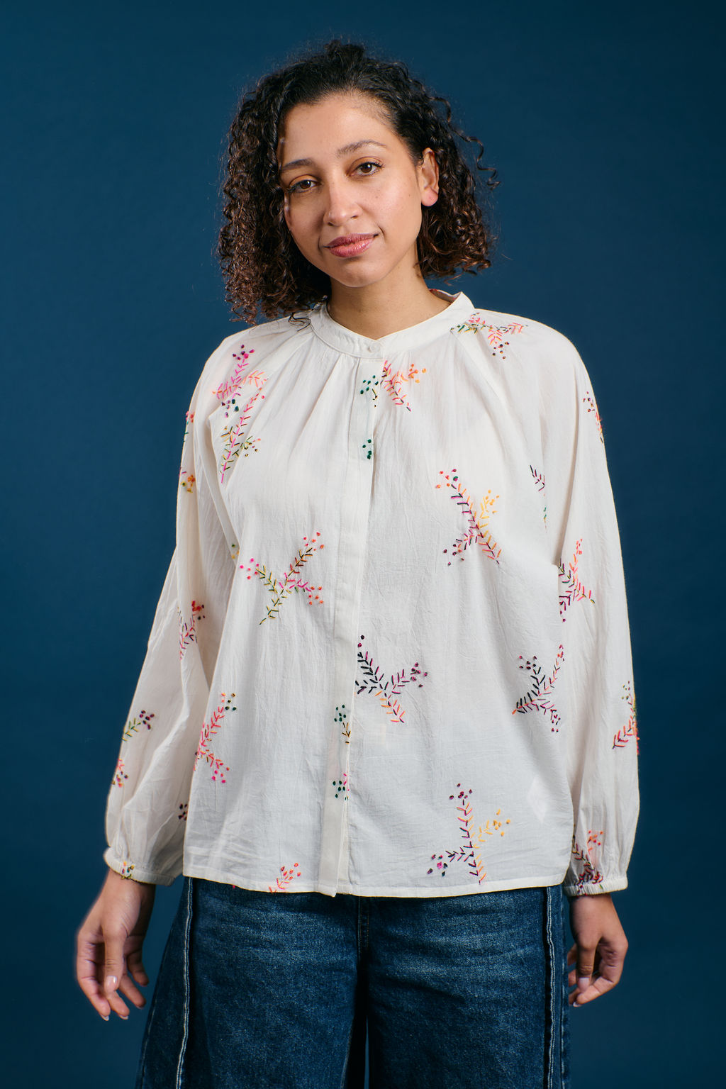 Rainbow Sprig Blouse