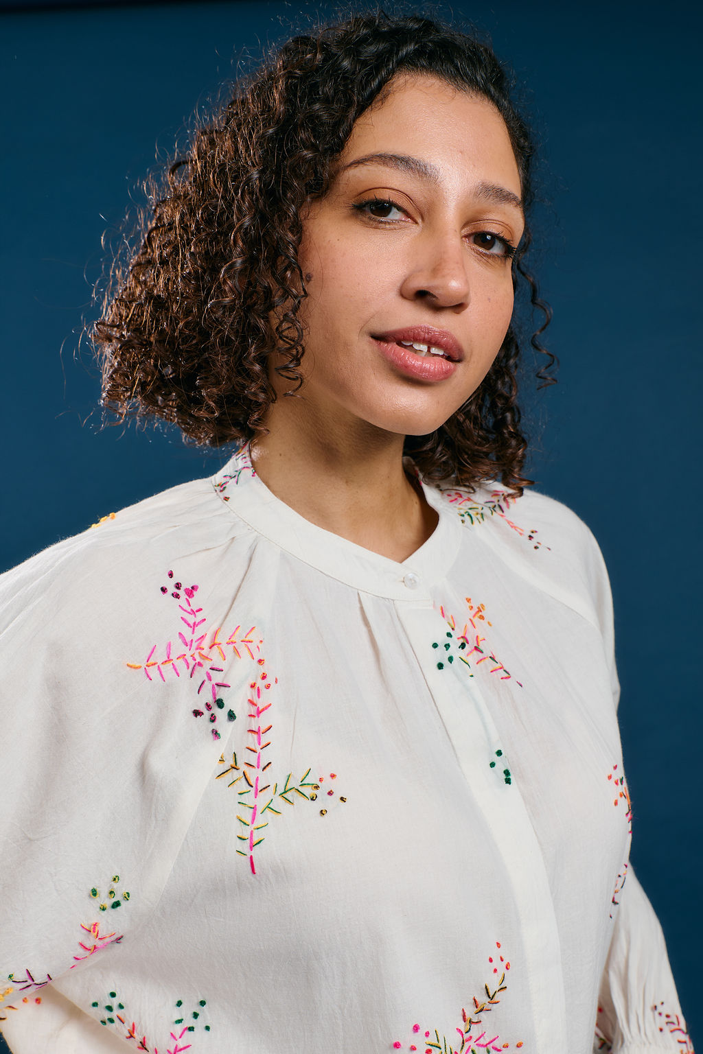 Rainbow Sprig Blouse