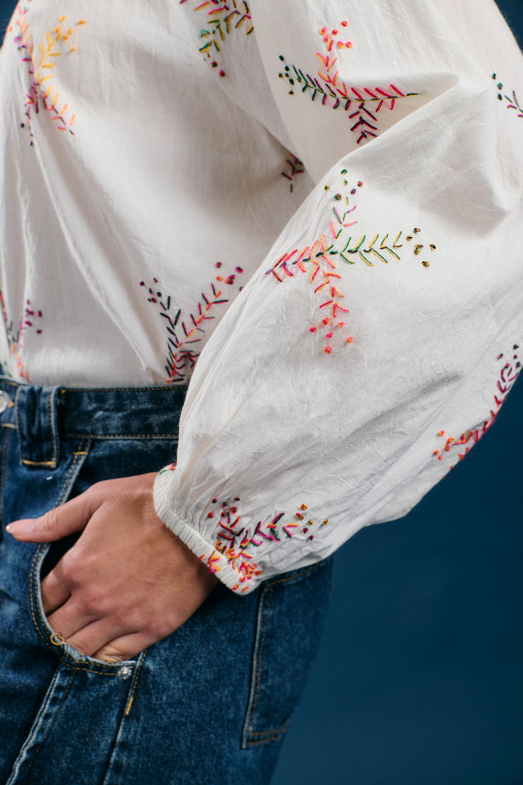 Rainbow Sprig Blouse