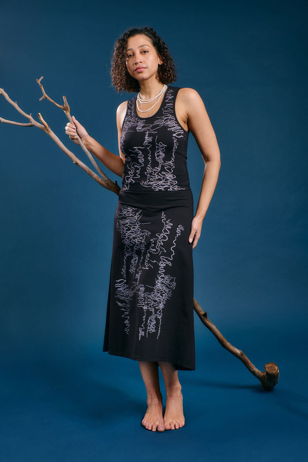Squiggle Bark Skirt