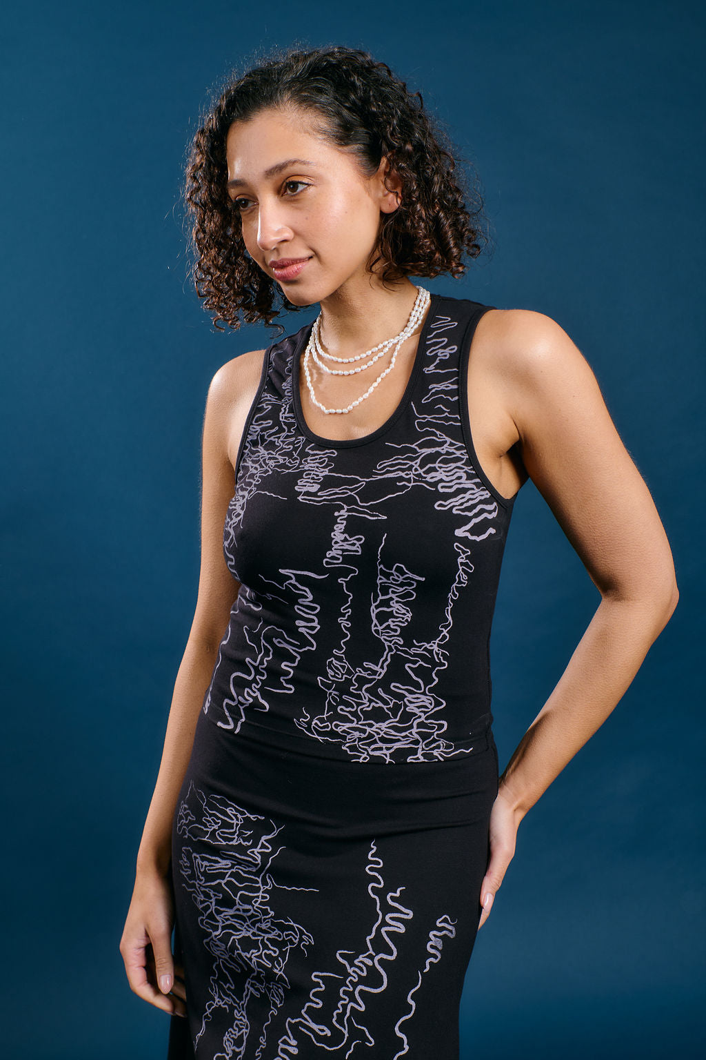 Squiggle Bark Singlet