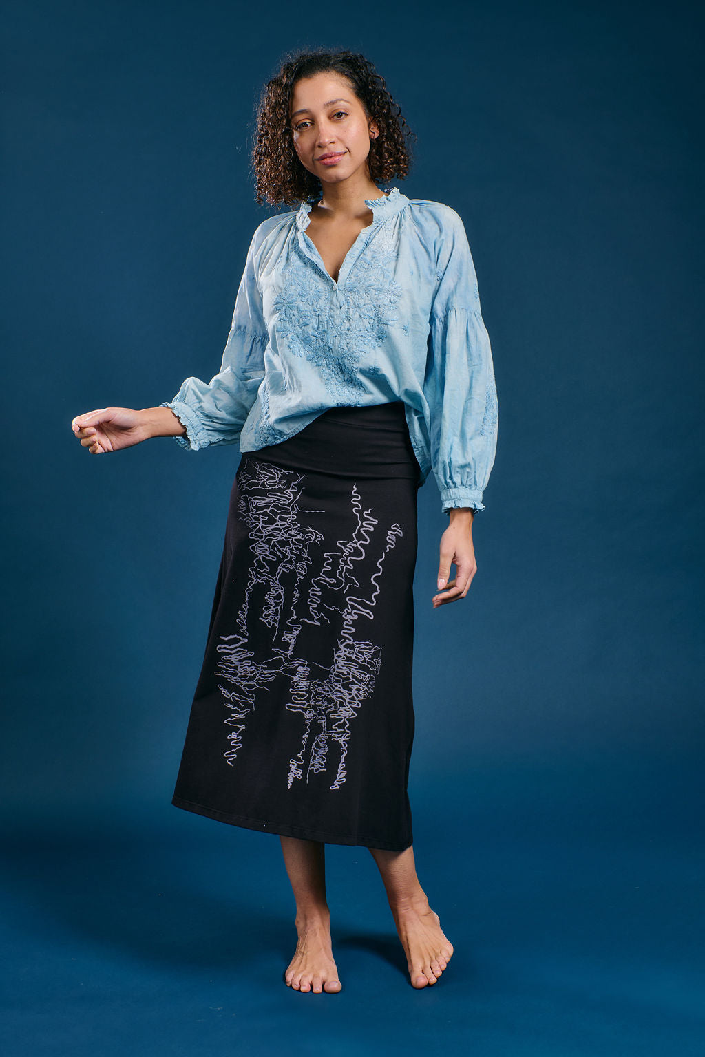 Squiggle Bark Skirt