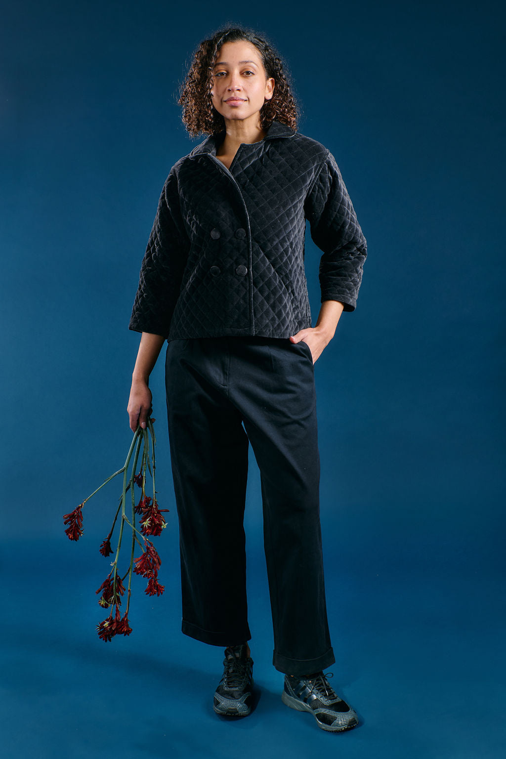 Velvet Pea Coat