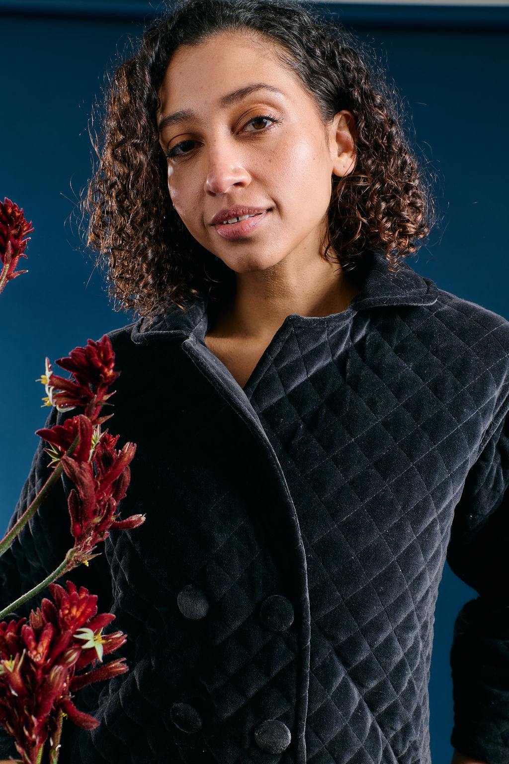 Velvet Pea Coat