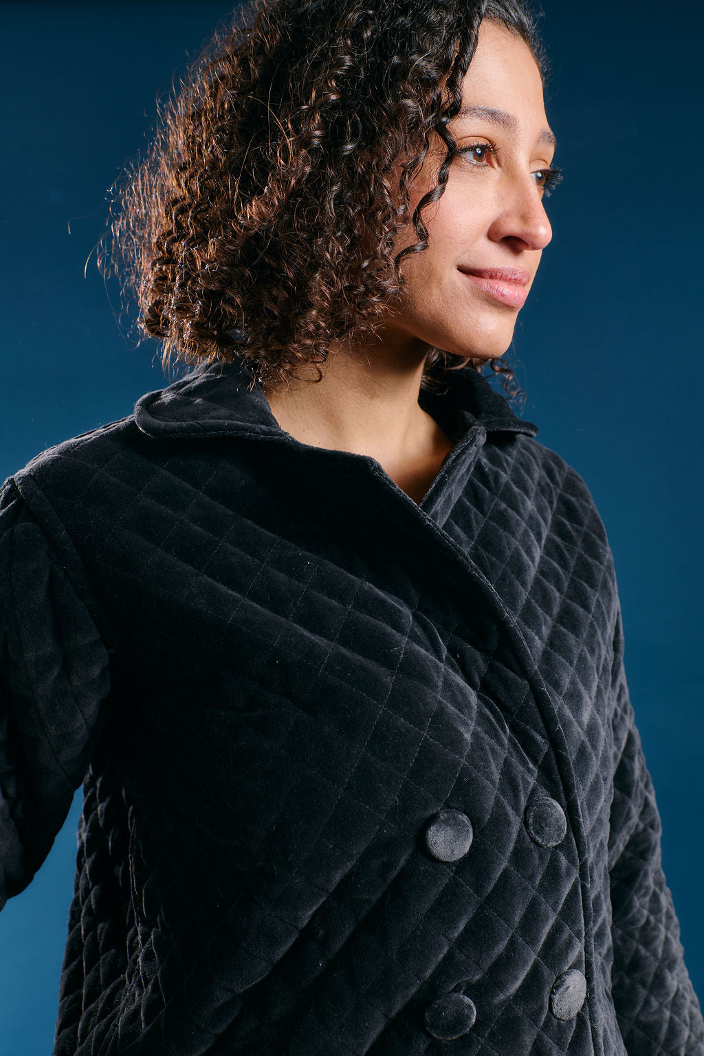 Velvet Pea Coat