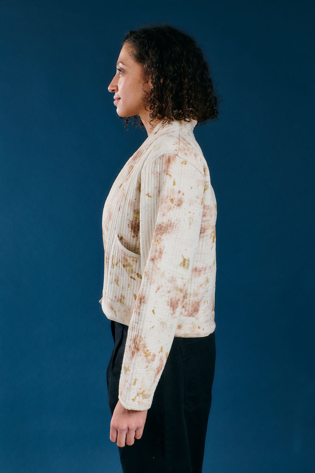 Eco-Printed Flower Coat