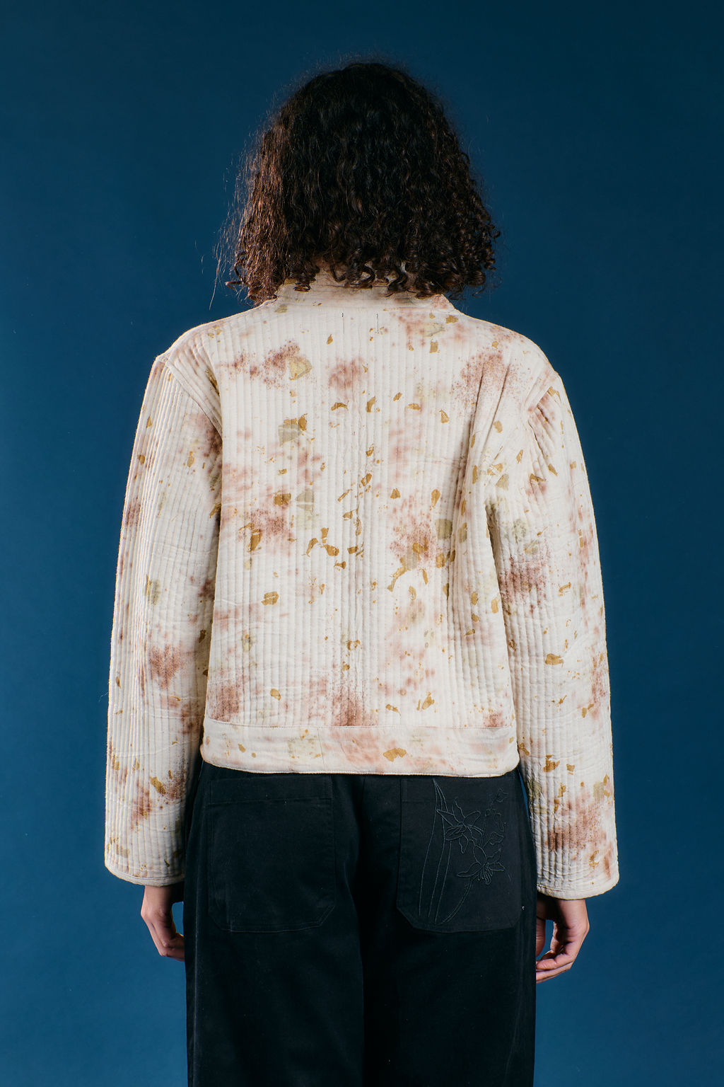 Eco-Printed Flower Coat