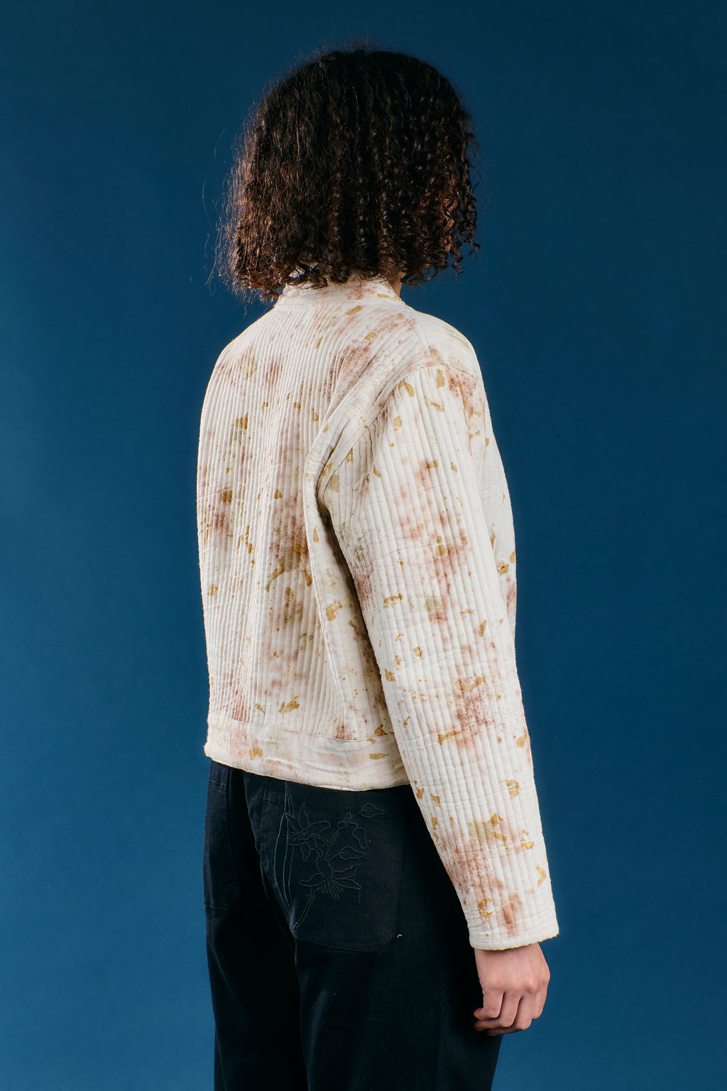 Eco-Printed Flower Coat
