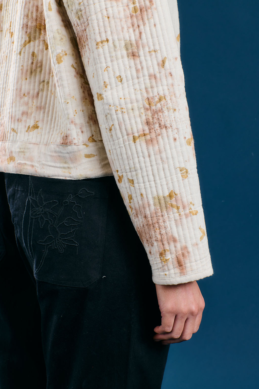 Eco-Printed Flower Coat