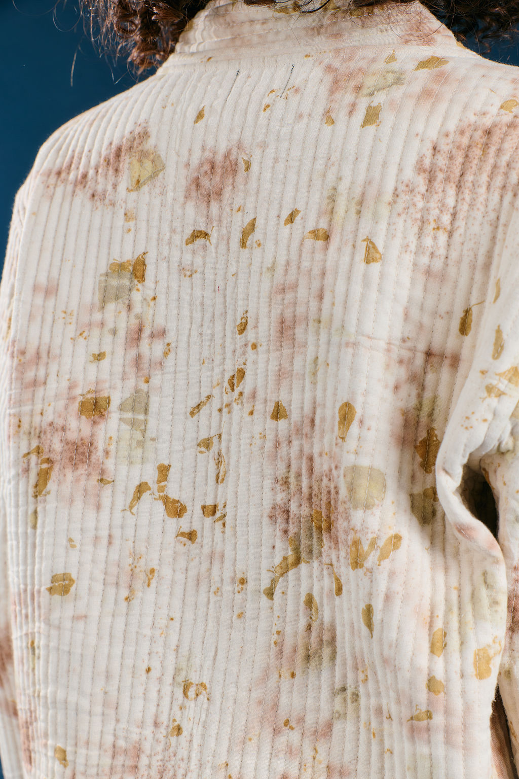 Eco-Printed Flower Coat
