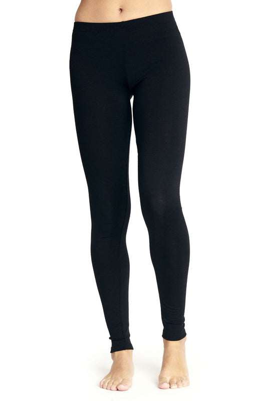 Plain black merino Adventure Pants