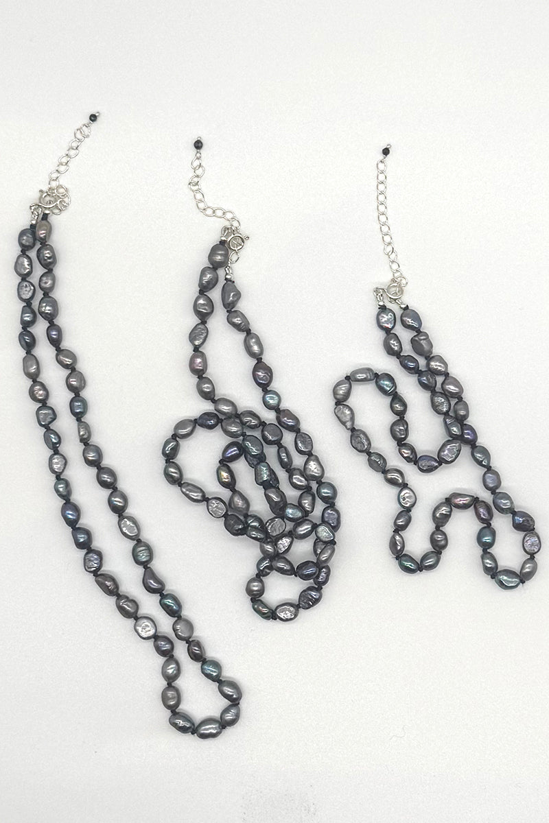 Hand-Knotted Pearl Necklace