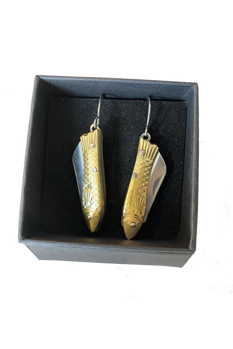 Fish Knife Earrings