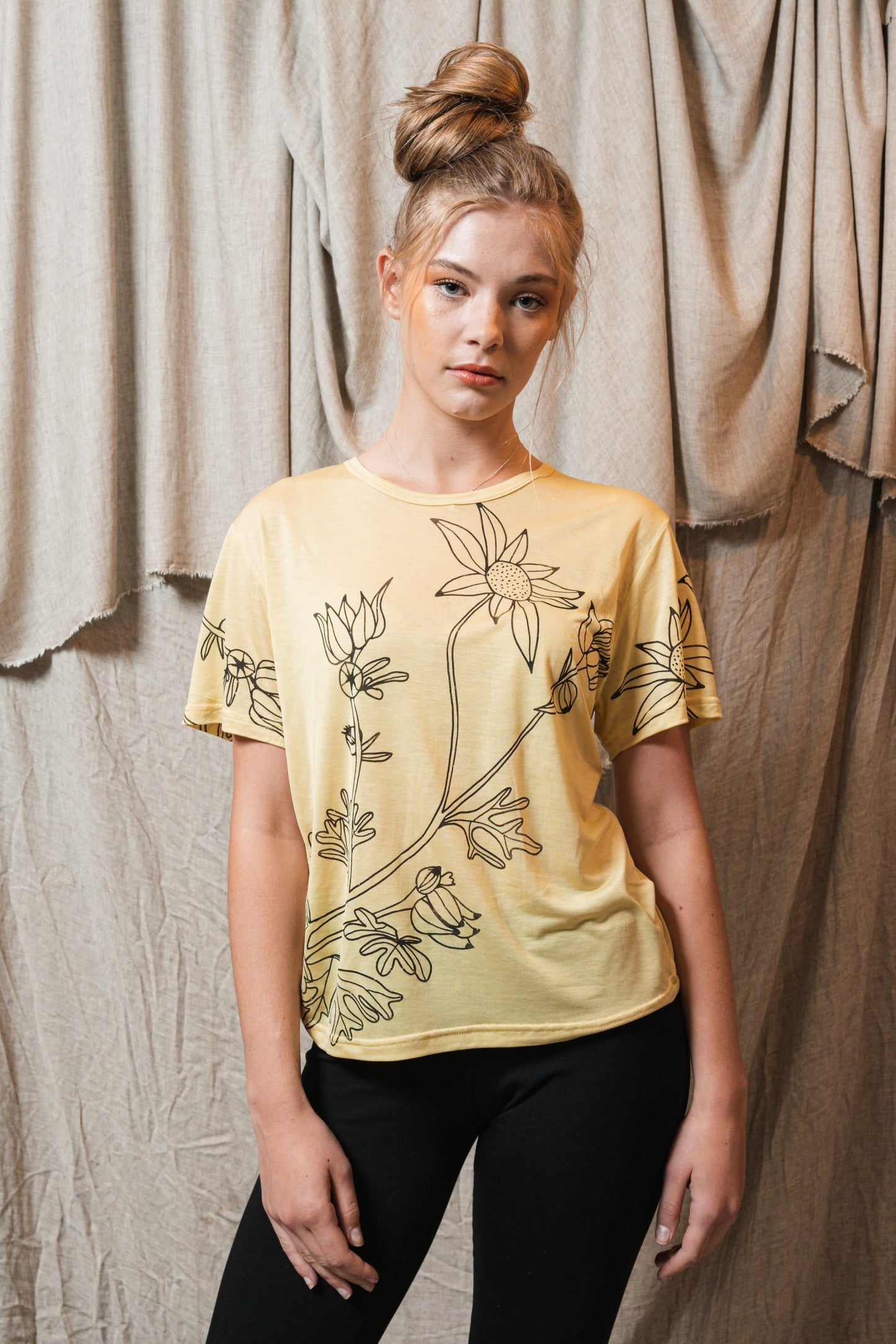 Flannel Flower Bamboo Tee