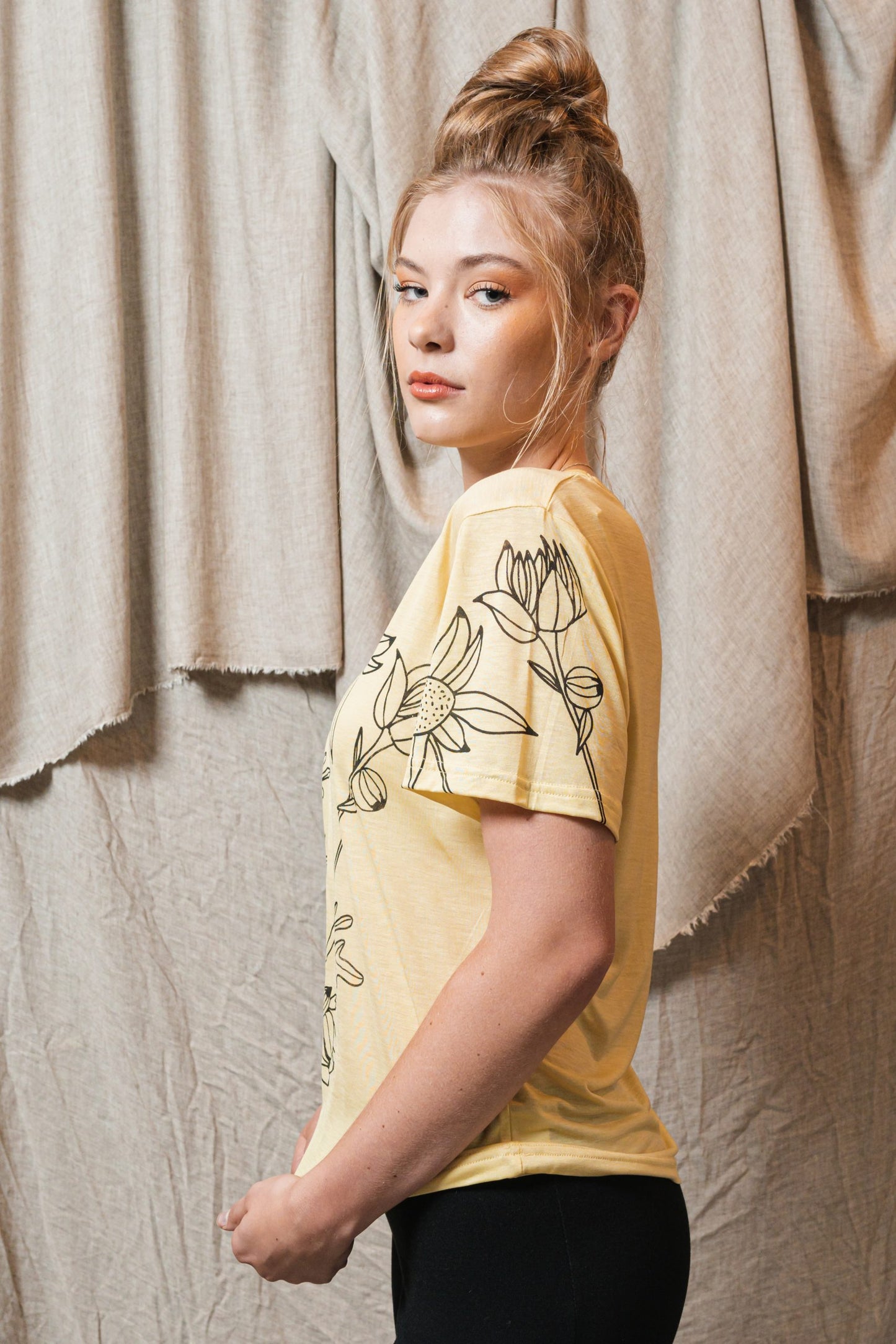 Flannel Flower Bamboo Tee