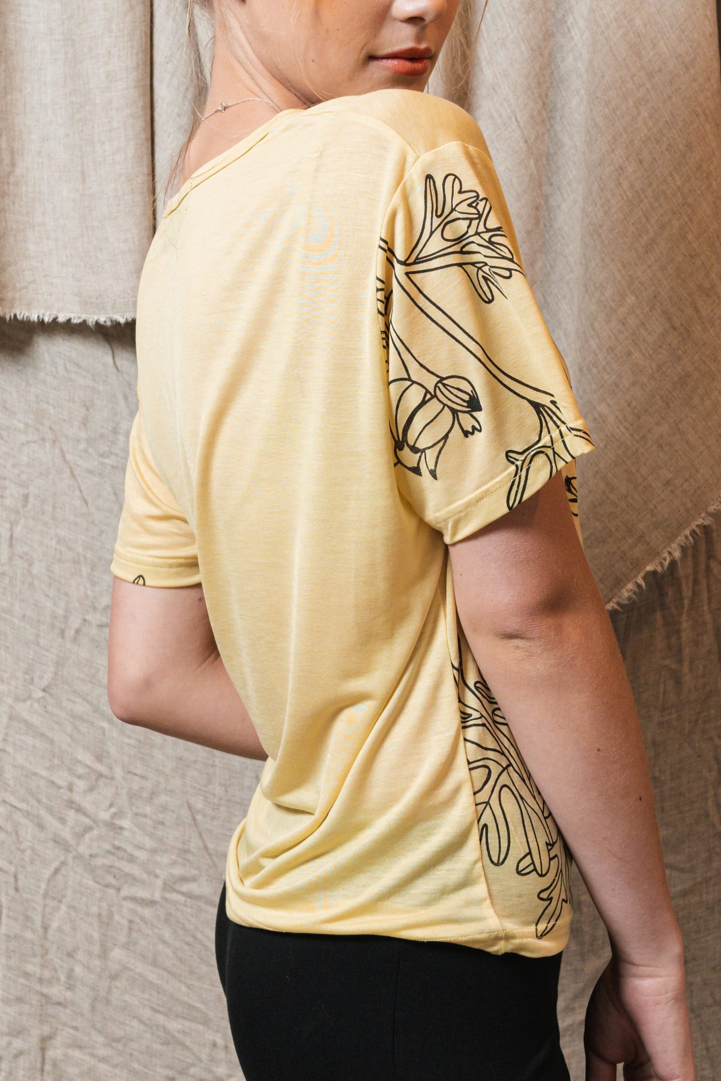 Flannel Flower Bamboo Tee
