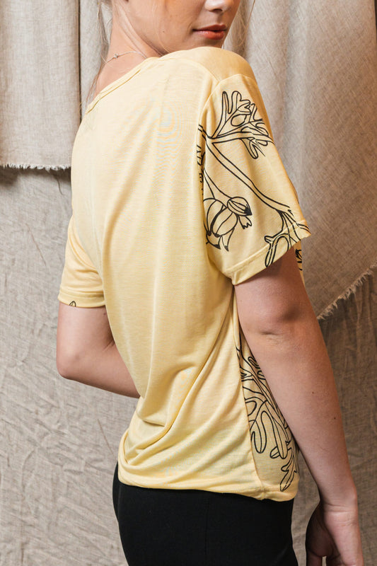 Flannel Flower Bamboo Tee