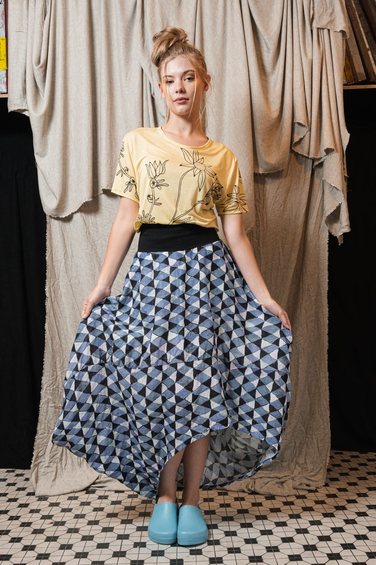 Flannel Flower Bamboo Tee