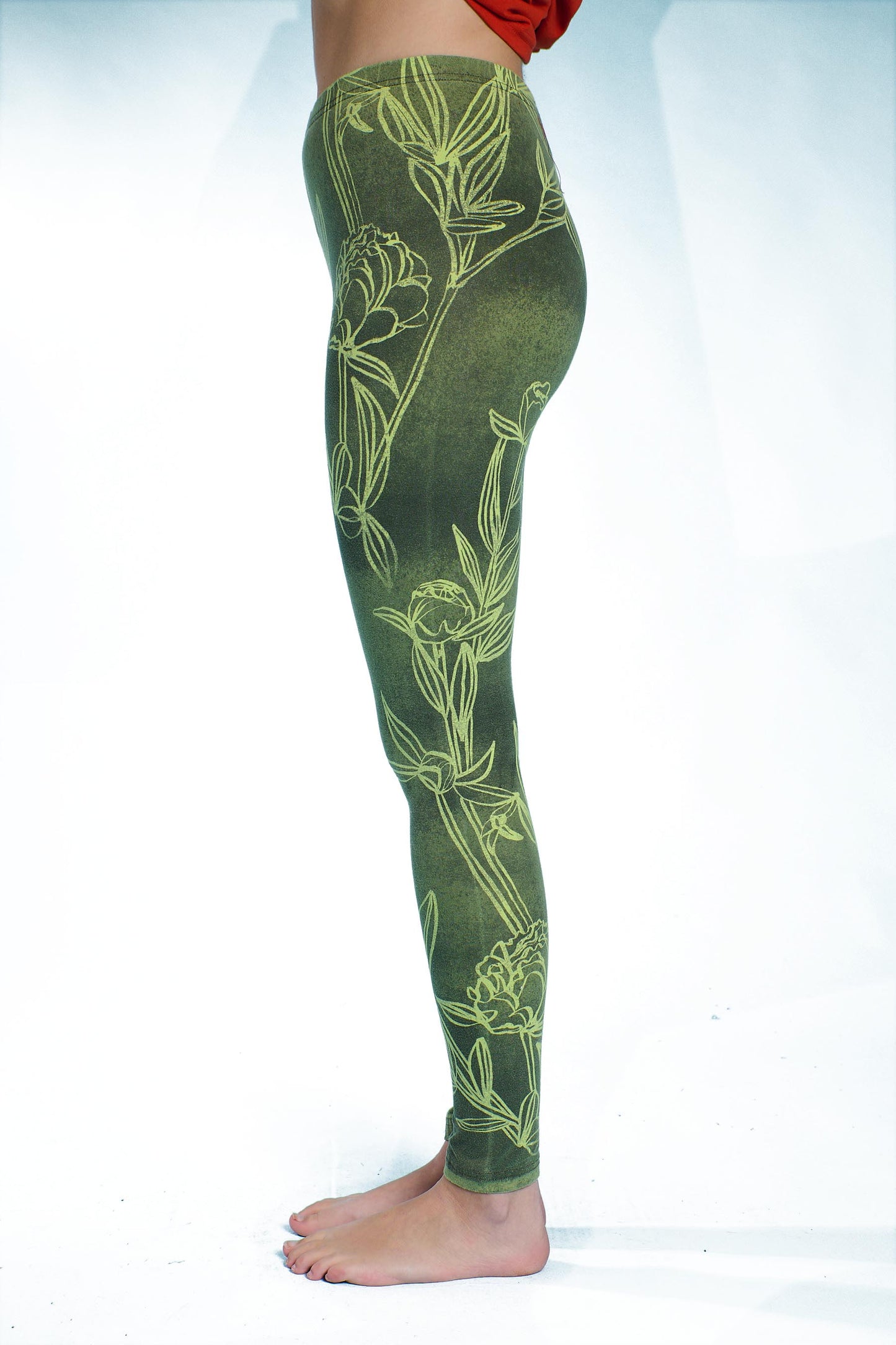 Fluoro Peonies Adventure Pants