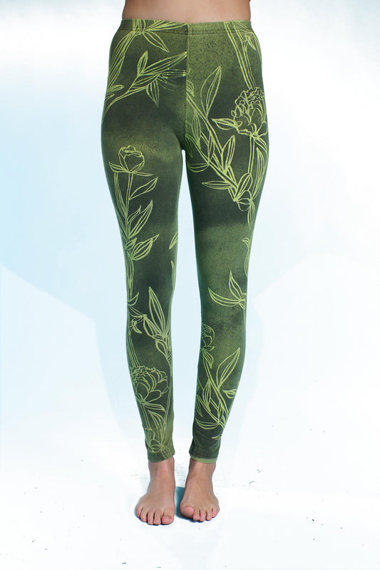 Fluoro Peonies Adventure Pants