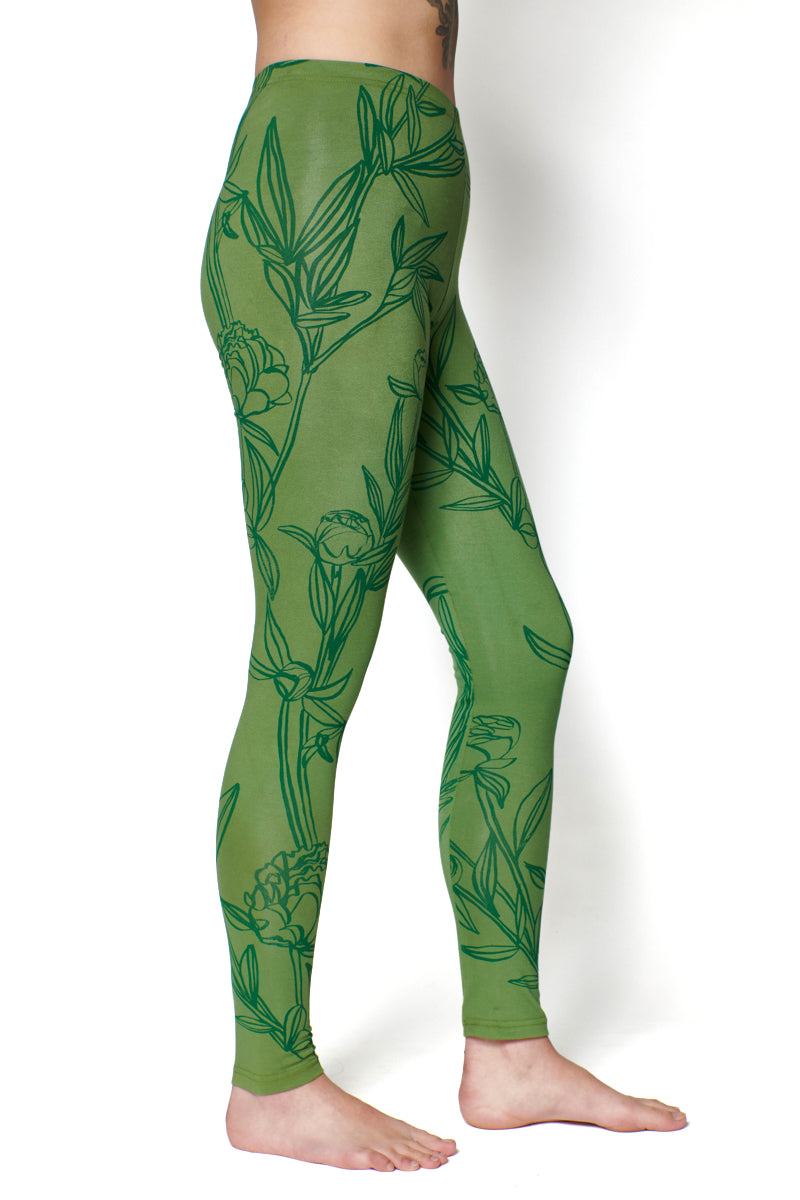 Green Peonies