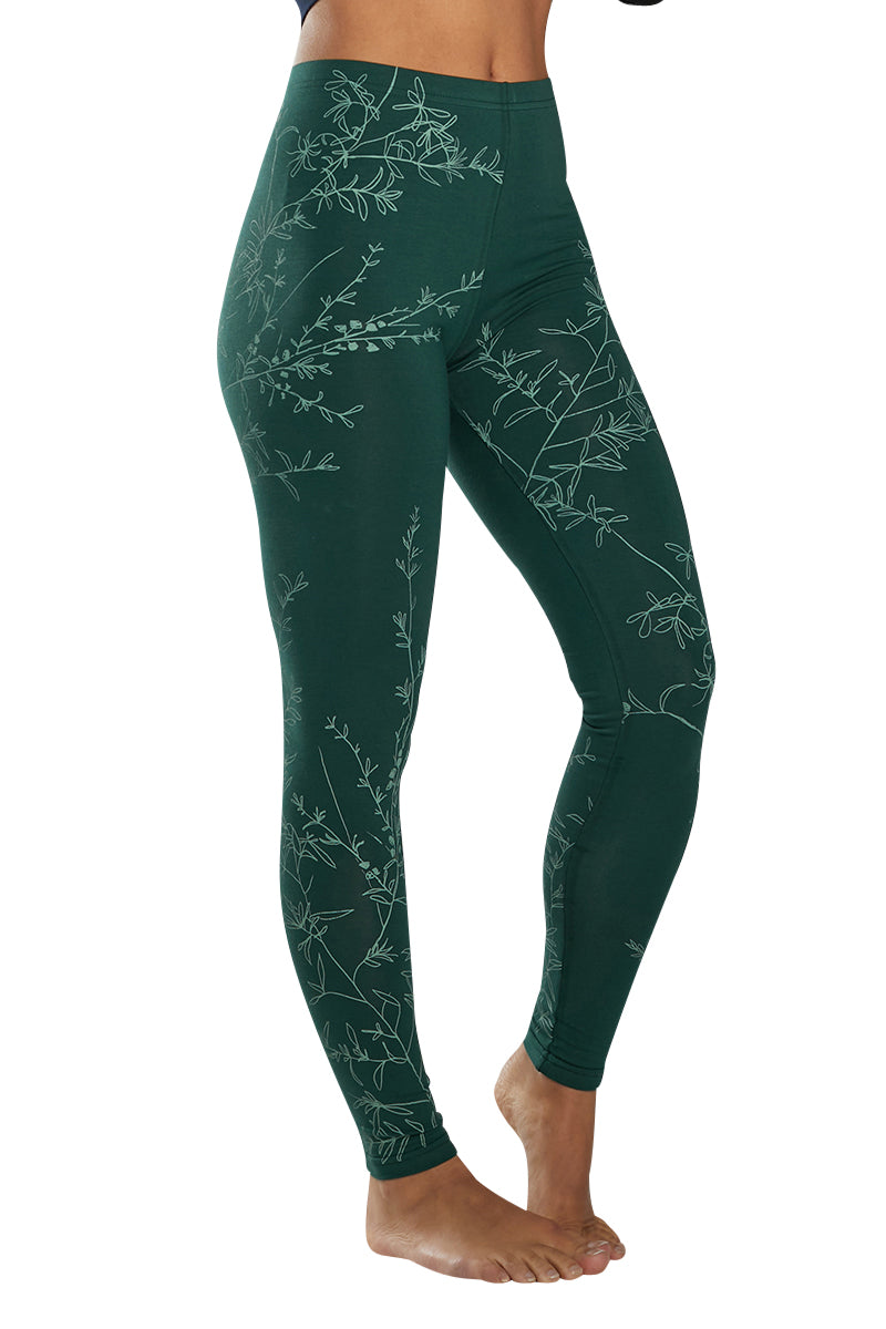 Green Tea Tree Leggings