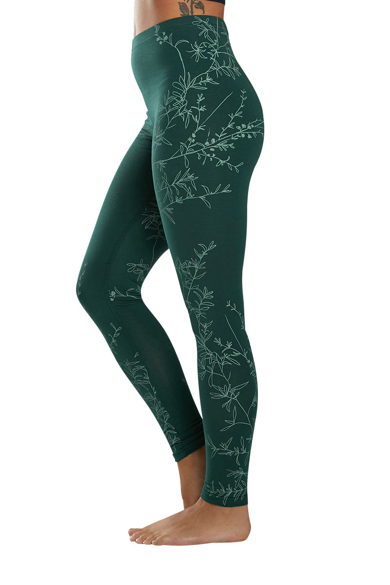 Green Tea Tree Leggings